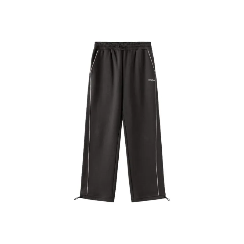VOBA Casual Pants Unisex Carbon Gray-0