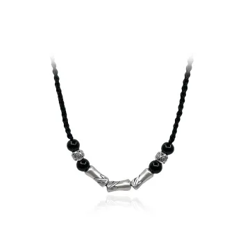 CUTE DAME Sterling Silver Necklaces Unisex