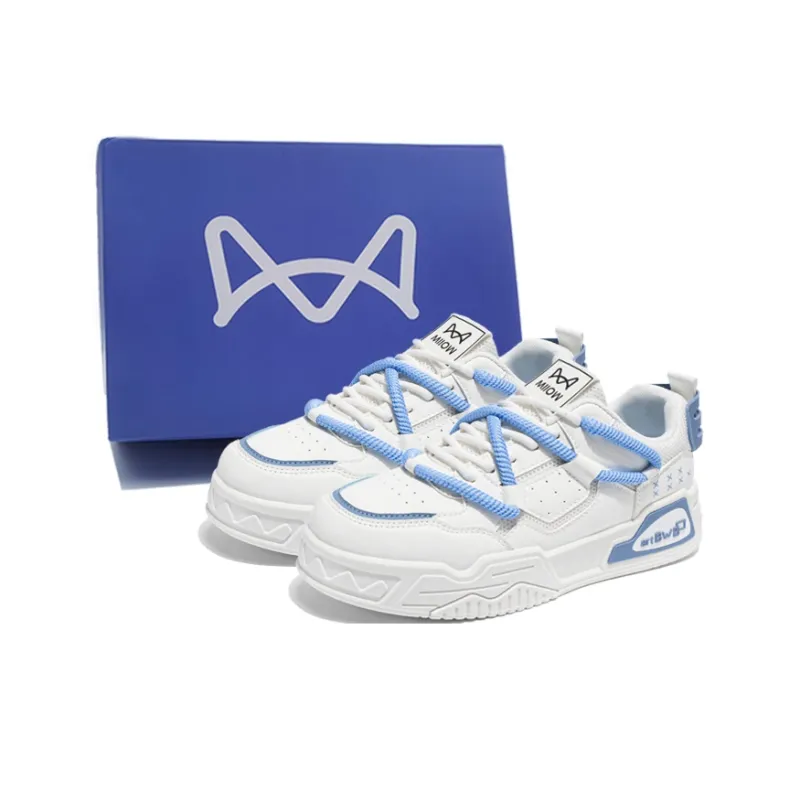 MIIOW Anti Slip Wear Resistant Low Top Skateboard Shoes Men's Box-4