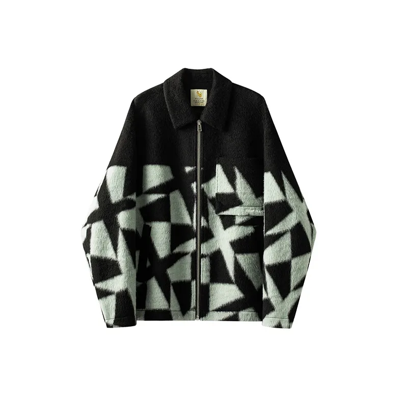 WILLIAM FOX&SONS Jackets Coats Unisex Black Green Multicolor-0