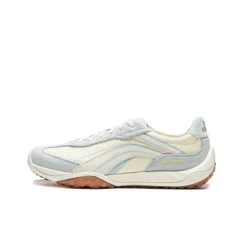 Disney x LiNing Heartflow Wear resistant And Lightweight Casual Shoes Unisex Pearl Mother White