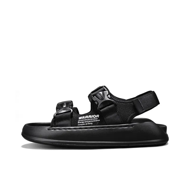 WARRIOR Beach Sandals Men Black/Khaki-0