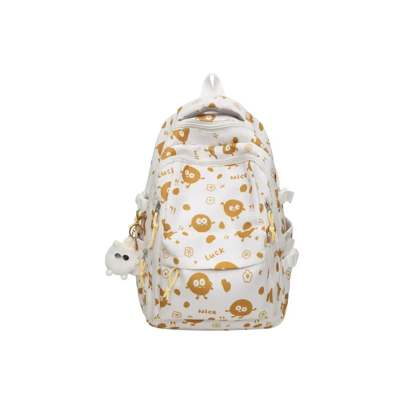 H YXIANG Nylon Backpack Regular Unisex Multicolor-3