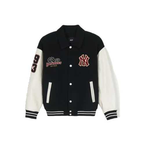 MLB New York Yankees Varsity Jackets Coats Unisex Black