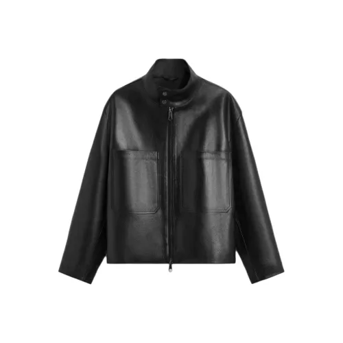 ZARA Leather Jacket Men's Black