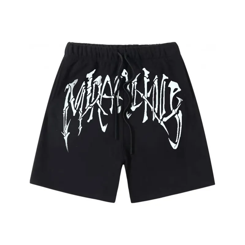 MIRACLE KILL Casual Shorts Unisex Black-0
