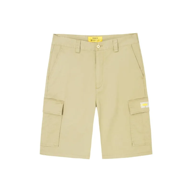 Wit Cargo Shorts Men Light Khaki-0