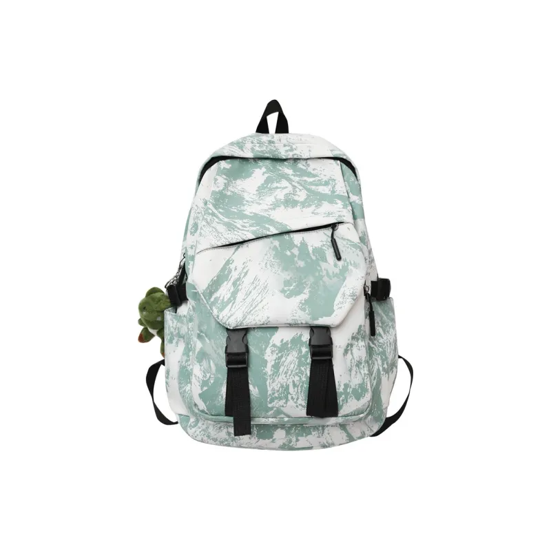 KAMLUI Nylon Backpack Unisex Gray/Black/Khaki/Green/Blue/Pink-16