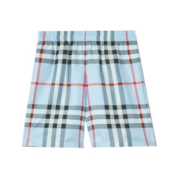 Burberry Check Silk Shorts