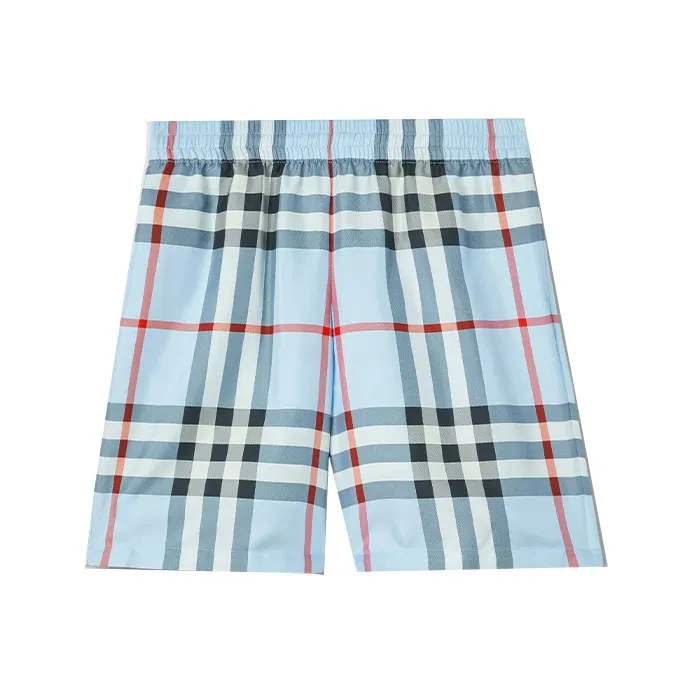Burberry Check Silk Shorts-0