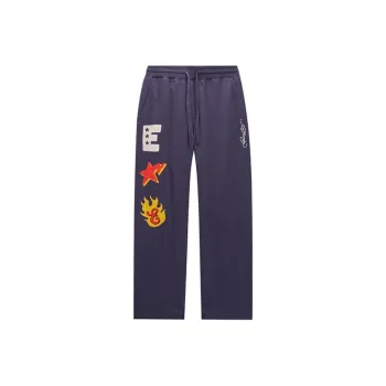 Ed Hardy FW24 Casual Pants Men's Midnight Blue