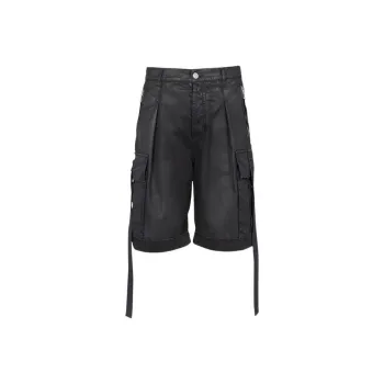 BALMAIN Cargo Shorts Men Black