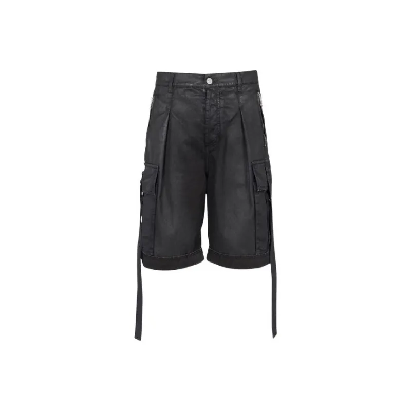 BALMAIN Cargo Shorts Men Black-0