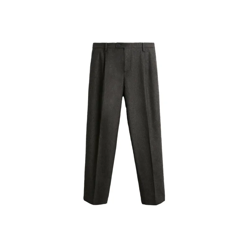 ZARA Suit Trousers Men Black-0
