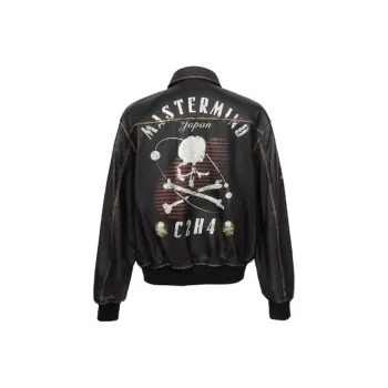 C2H4 Japan X C2H4 Washed Leather Jacket
