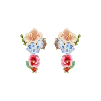 LES NEREIDES Gold Plated Earrings Women's Multicolor
