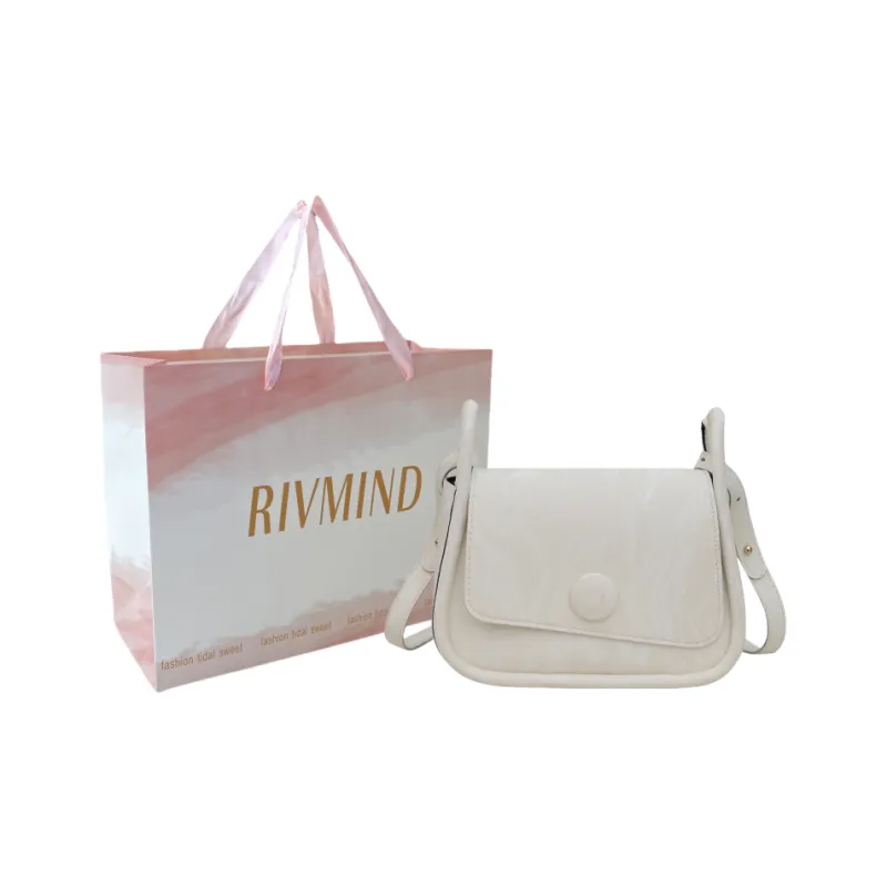 RIVMIND PU Crossbody Bag, Shoulder Bag Regular Women's White/Gray/Green/Pink/Black-0