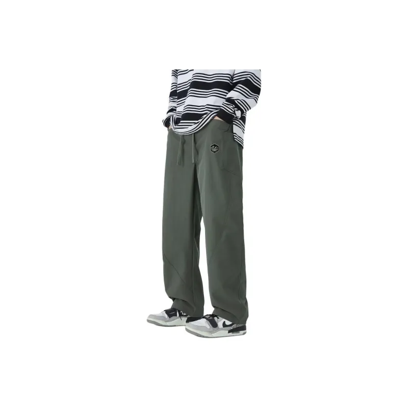 Caramella Casual Pants Unisex Black-10