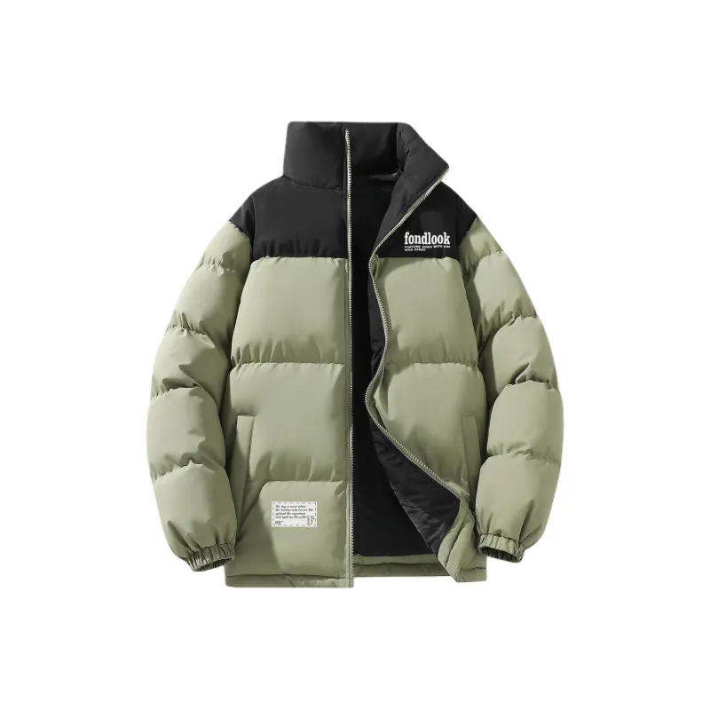 FONDLOOK Puffer Jacket Unisex Black-12