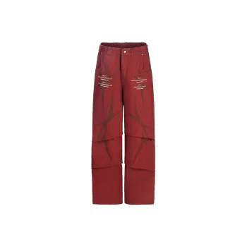 GRKC Casual Pants Unisex Red