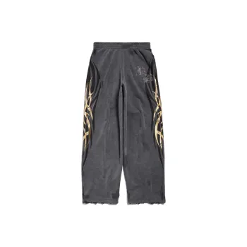 Balenciaga Tacky Gold print Track Pants