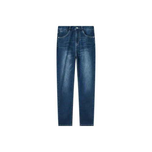 Jiumuwang Men's Pants Expert New Cooling Collection Jeans Men's Navy Blue