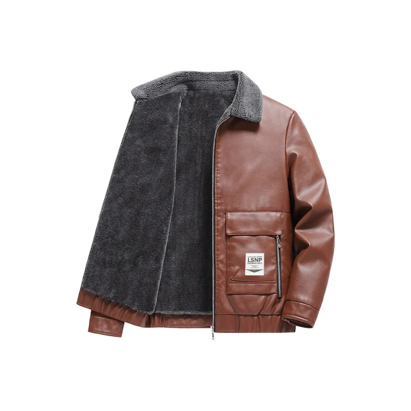 LISENPOK Leather Jackets Unisex-2