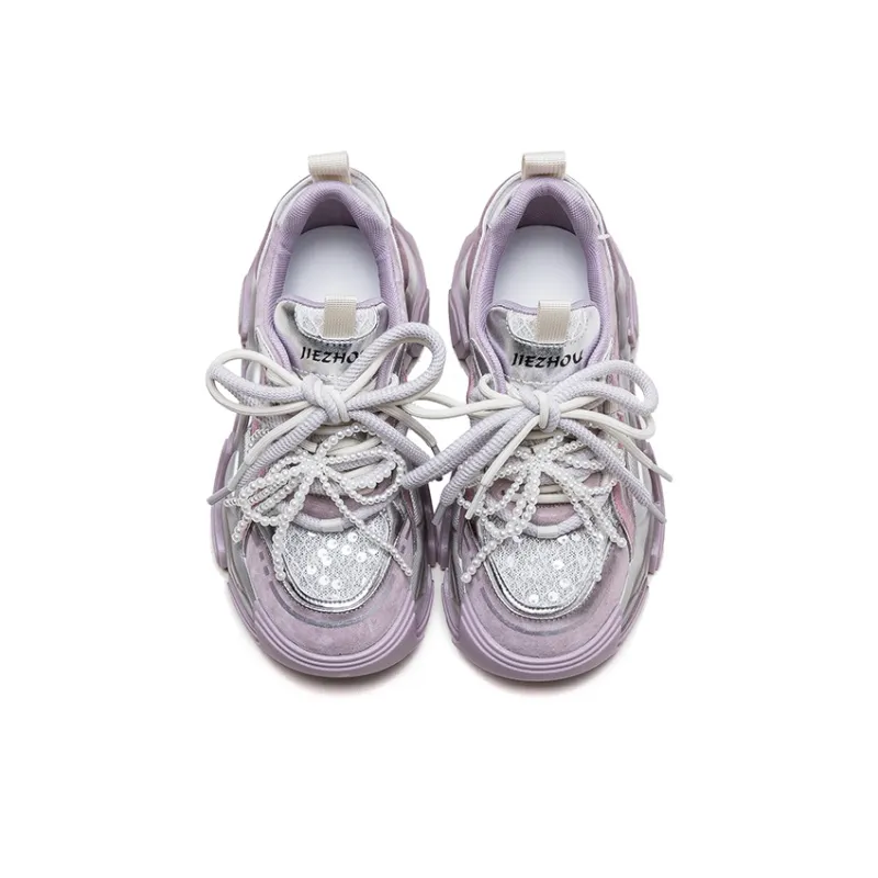 Chibang Breathable Low Top Chunky Sneakers Women's-7