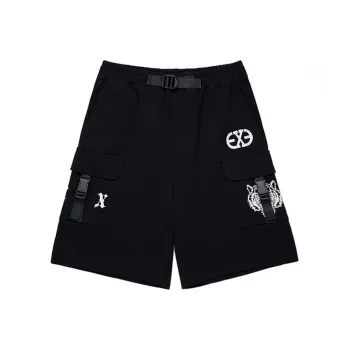 ED HARDY X Cargo Shorts Unisex Black