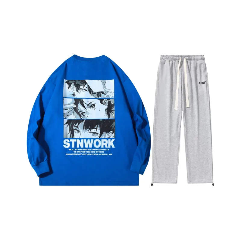 STNW Straight Set Spring Autumn And Winter Unisex-54