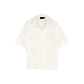 REPRESENT All over Crochet Shirt