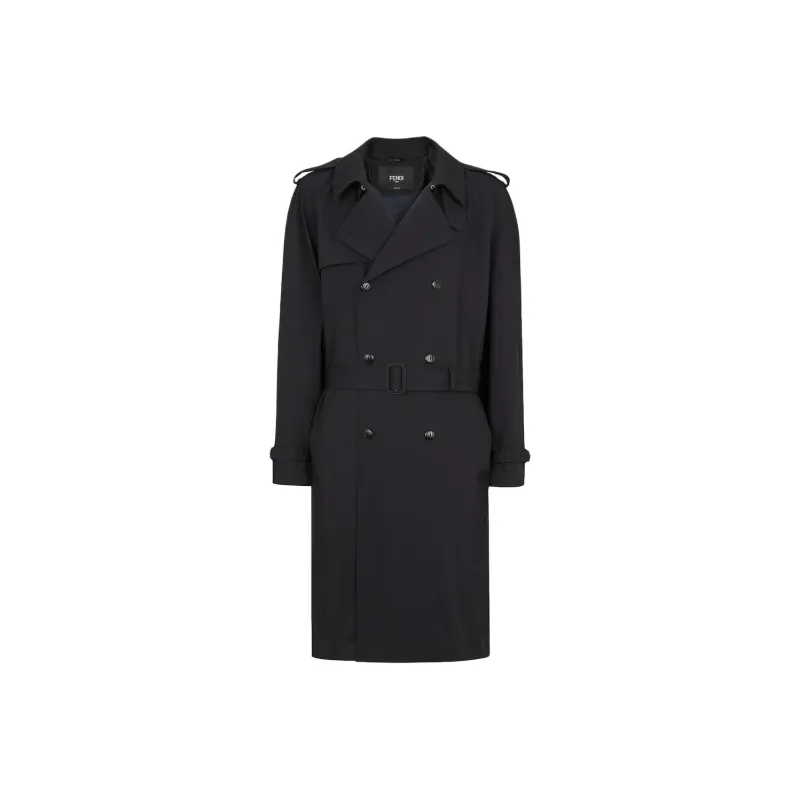 FENDI Belted Trench Coat-0