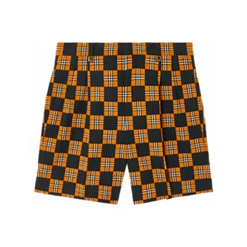 Burberry Scott Chequer Cotton Shorts