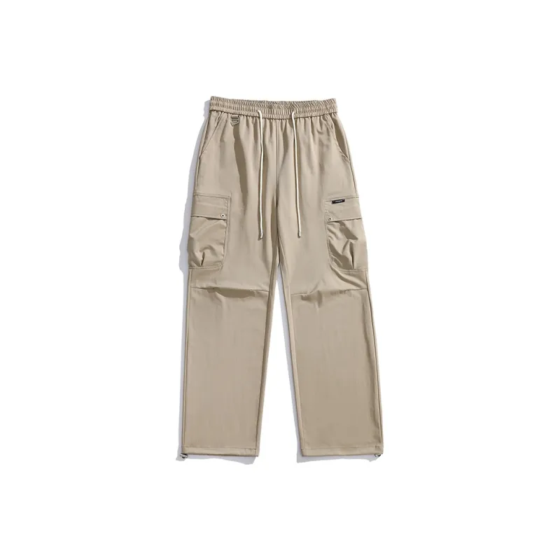 Topland Cargo Pants Unisex Matte Black-2