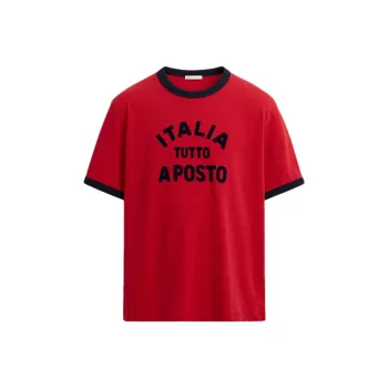 ZARA T Shirts Men Red