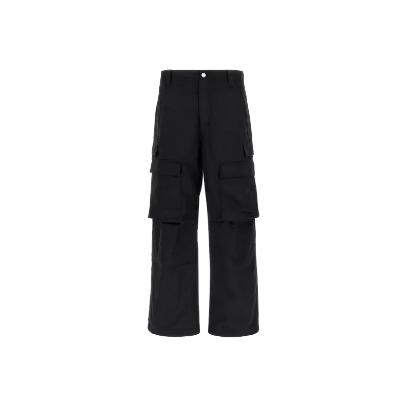 PURPLE BRAND Wide leg Cargo Pants-0