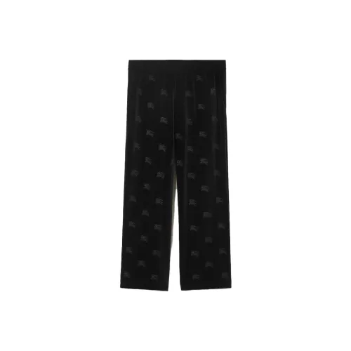 Burberry Ekd Velvet Track Pants