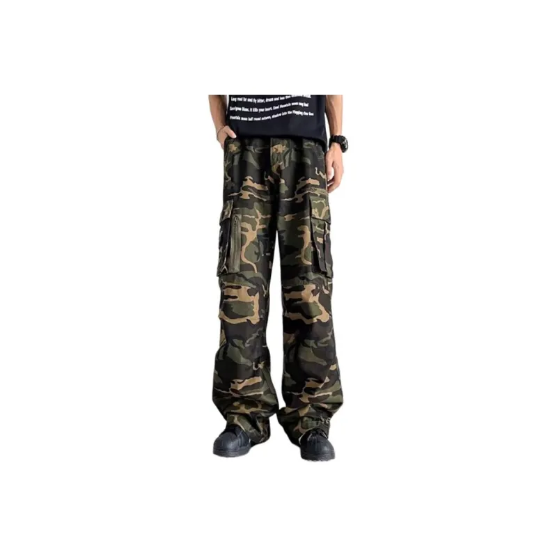 AMANDA BY Casual Pants Unisex Camouflage-0