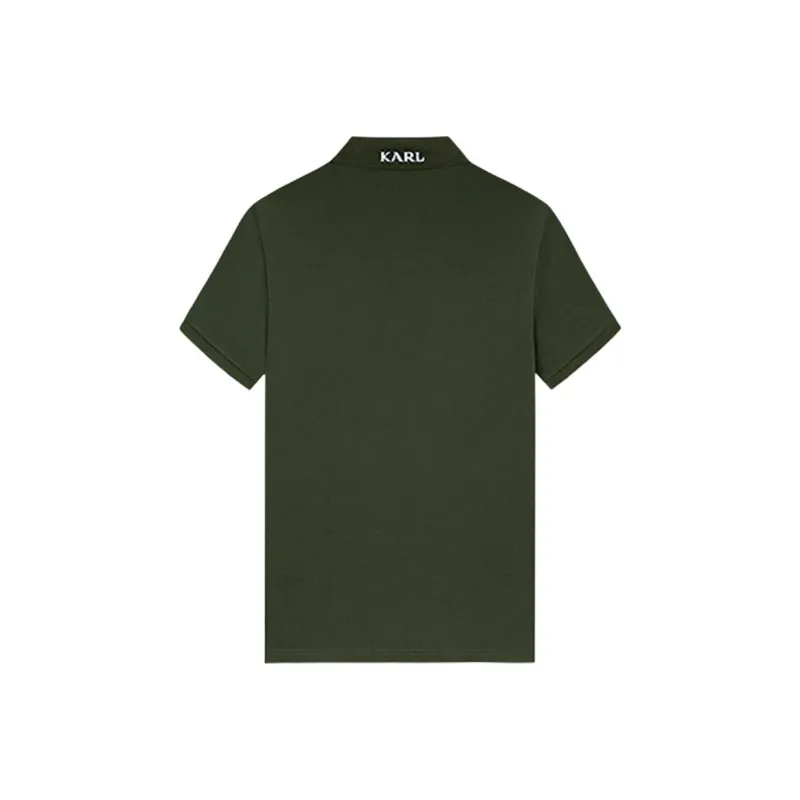 KARL LAGERFELD Polo Shirt Men's Green-1