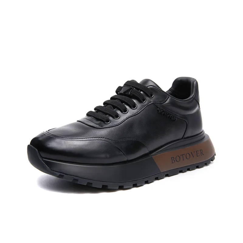 Bonnie Vicky Anti Slip Wear Resistant Low Top Skateboard Shoes Men's Black-1