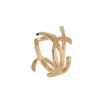 SAINT LAURENT Brass Rings Women's Gold