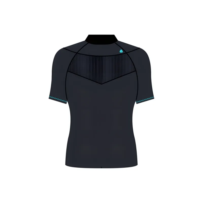 TOSWIM Men's Swimwear Men's [Black Water Texture]Top-1
