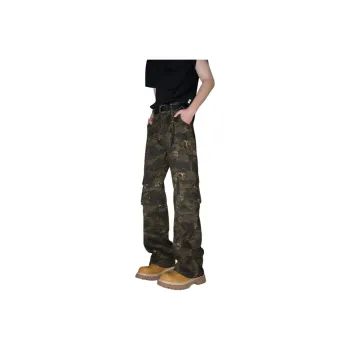 COMXZ Cargo Pants Unisex Camouflage