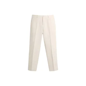 ZARA Suit Trouser Men's Raw White