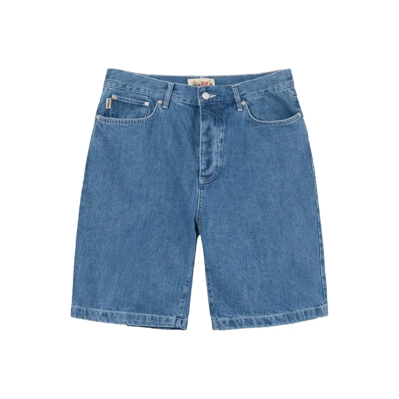 Stussy Denim Shorts Unisex Blue-0