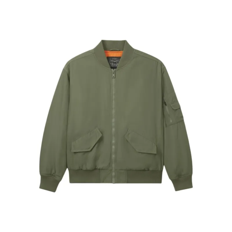 Levi's Jackets Coats Men's Army Green-0