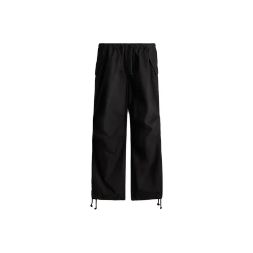 H&M 블랙 남성 캐주얼 팬츠