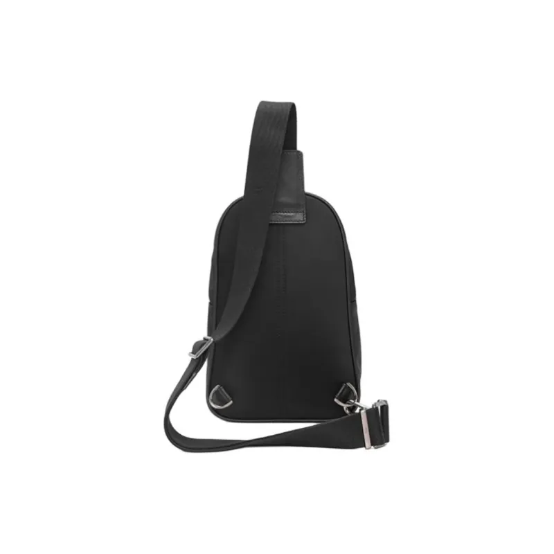 GOLDLION Fabric Sling Bag Medium Size Men's Black-4
