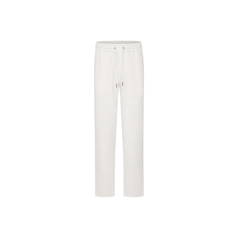 RARE 24FW Knitted Sports Pants Men's White-0