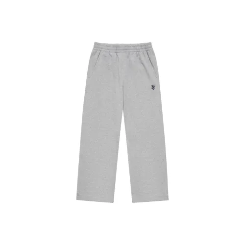 MLB Basic Collection New York Mets FW24 Sports Knitted Sweatpants Casual Pants Unisex Light Gray